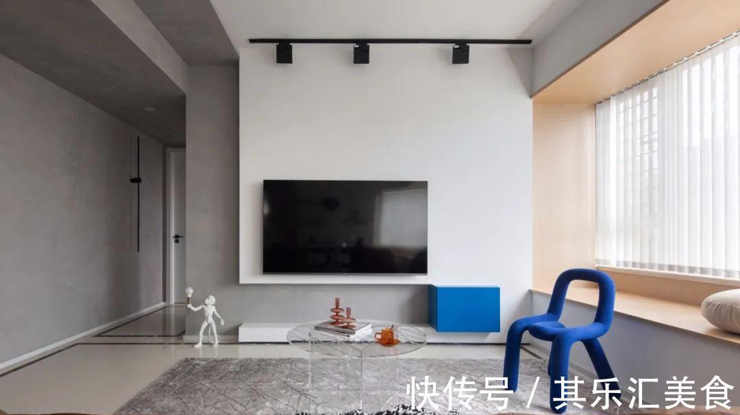 床头|110㎡精装房改造,颜色点缀空间,打造出浓浓的艺术气息!