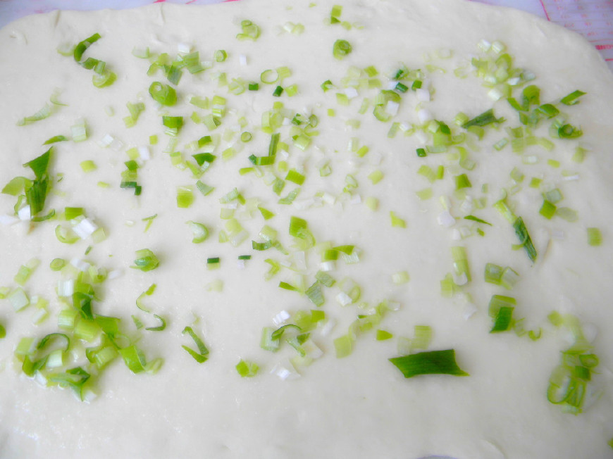 快手发面葱香饼,按照我这么做,菜都不用吃,太香啦