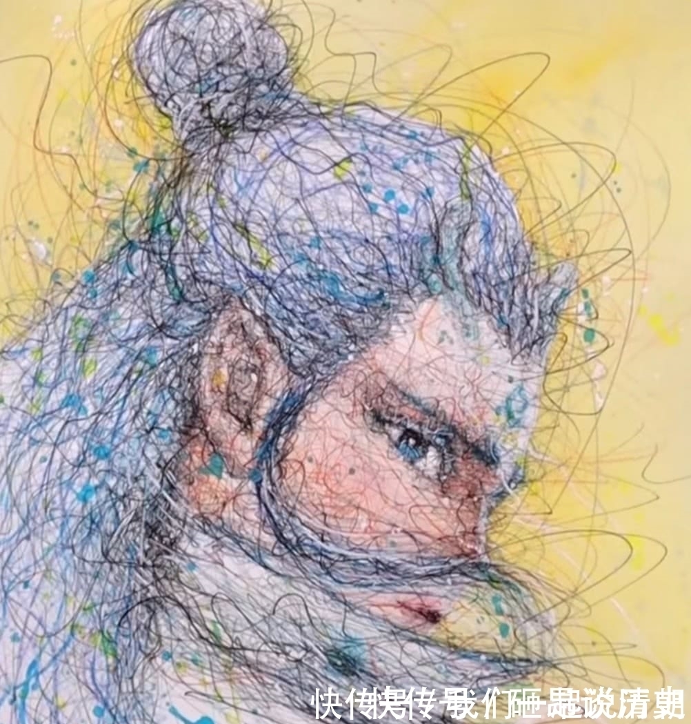 敖丙#美术生乱画“敖丙”,被吐槽头发炸毛,成品一出:咋这么优秀?