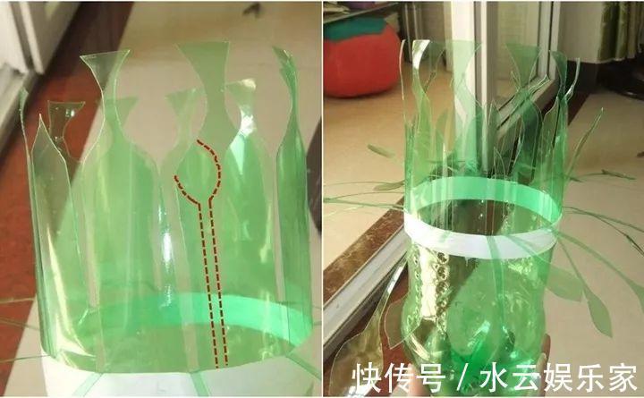 雪碧瓶别丢了,剪个口子拿来养花,一点不比买得花盆差!