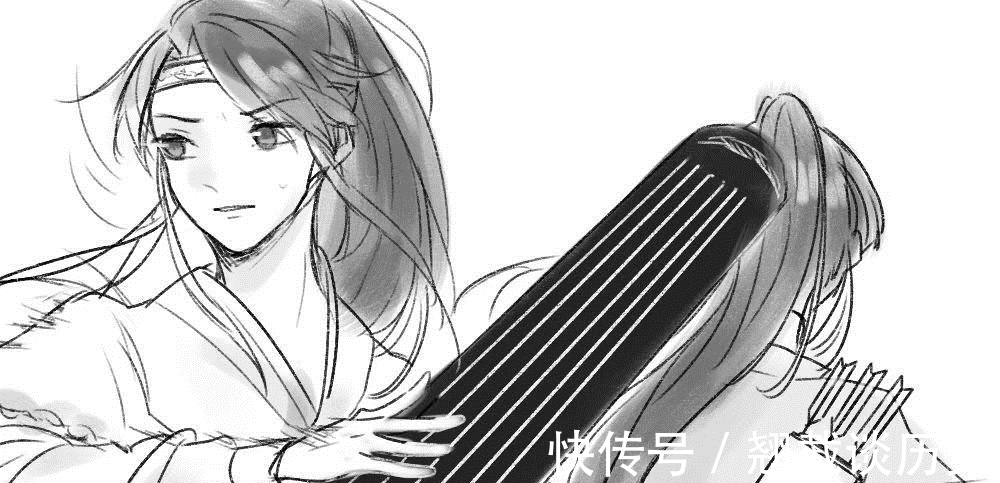 抹额#《魔道祖师》追凌一起夜猎，金凌扯了抹额，这正和思追的意！