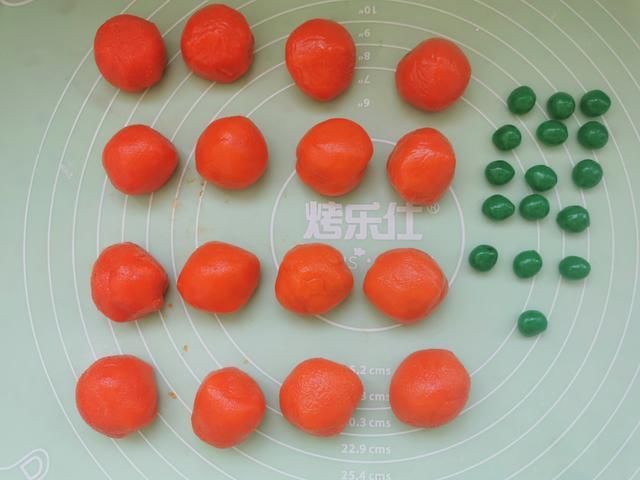 月饼|最近很火的花生柿子月饼,保姆级教程,好看又好吃,寓意更好