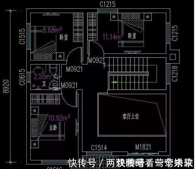 小户型|17万以下建两层小户型自建房,五室两厅功能齐全