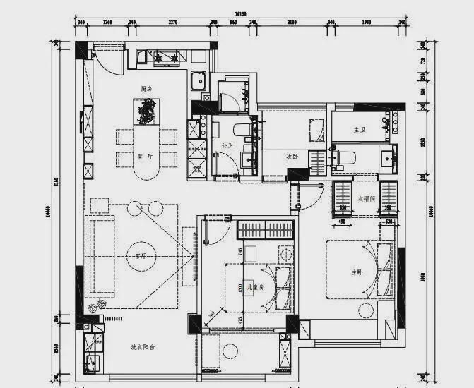 北欧风|89㎡极简北欧风小三房，质感爆表，每1㎡都很美