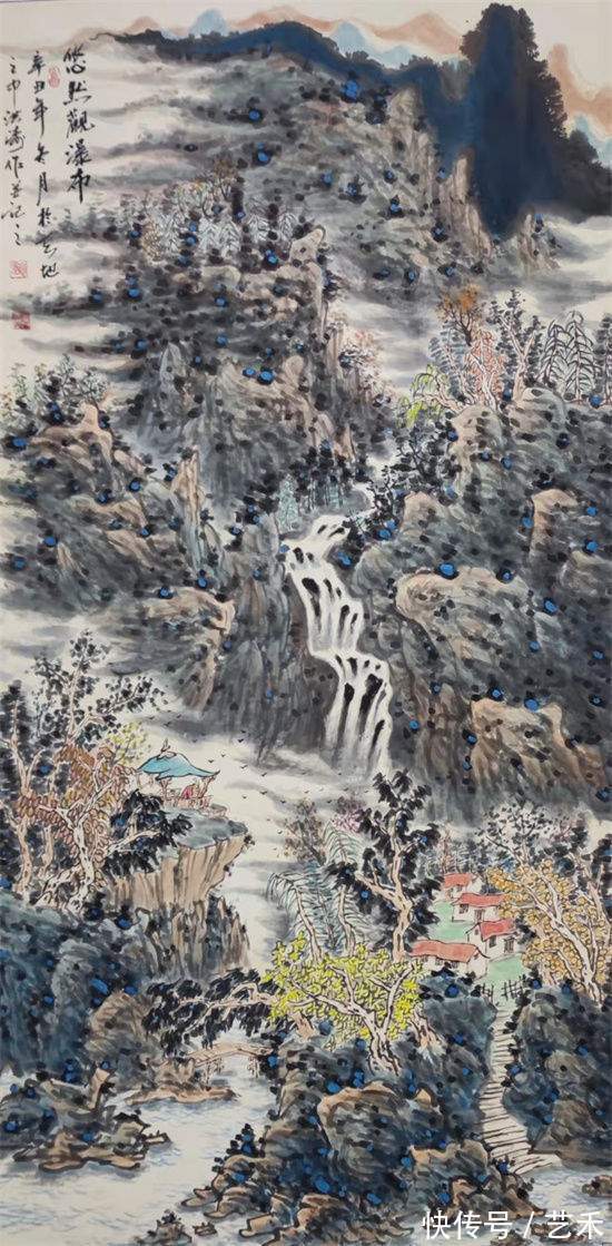 鉴赏#“道法嵩山”第九届五人中国画作品展(一)