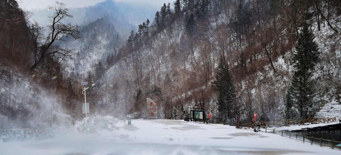 降雪|五花山色披银装，雪乡迎来2021年第一场雪