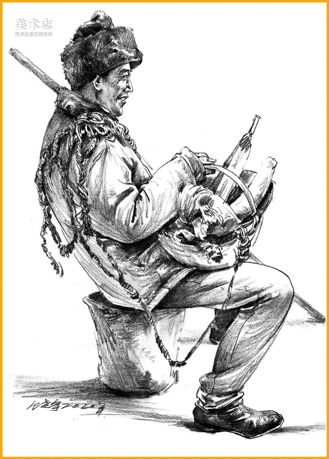 老师&想画好速写就要多发现生活中的美和感人瞬间!