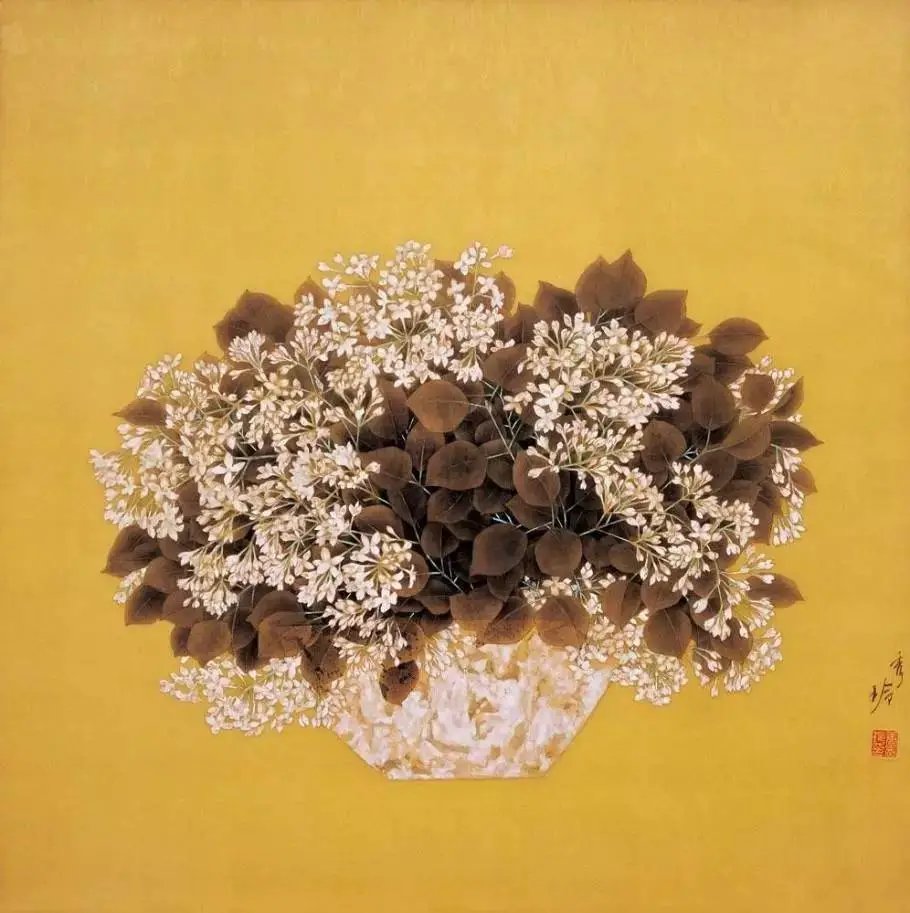 山东省美术家协会$女画家唐秀玲工笔画作品欣赏