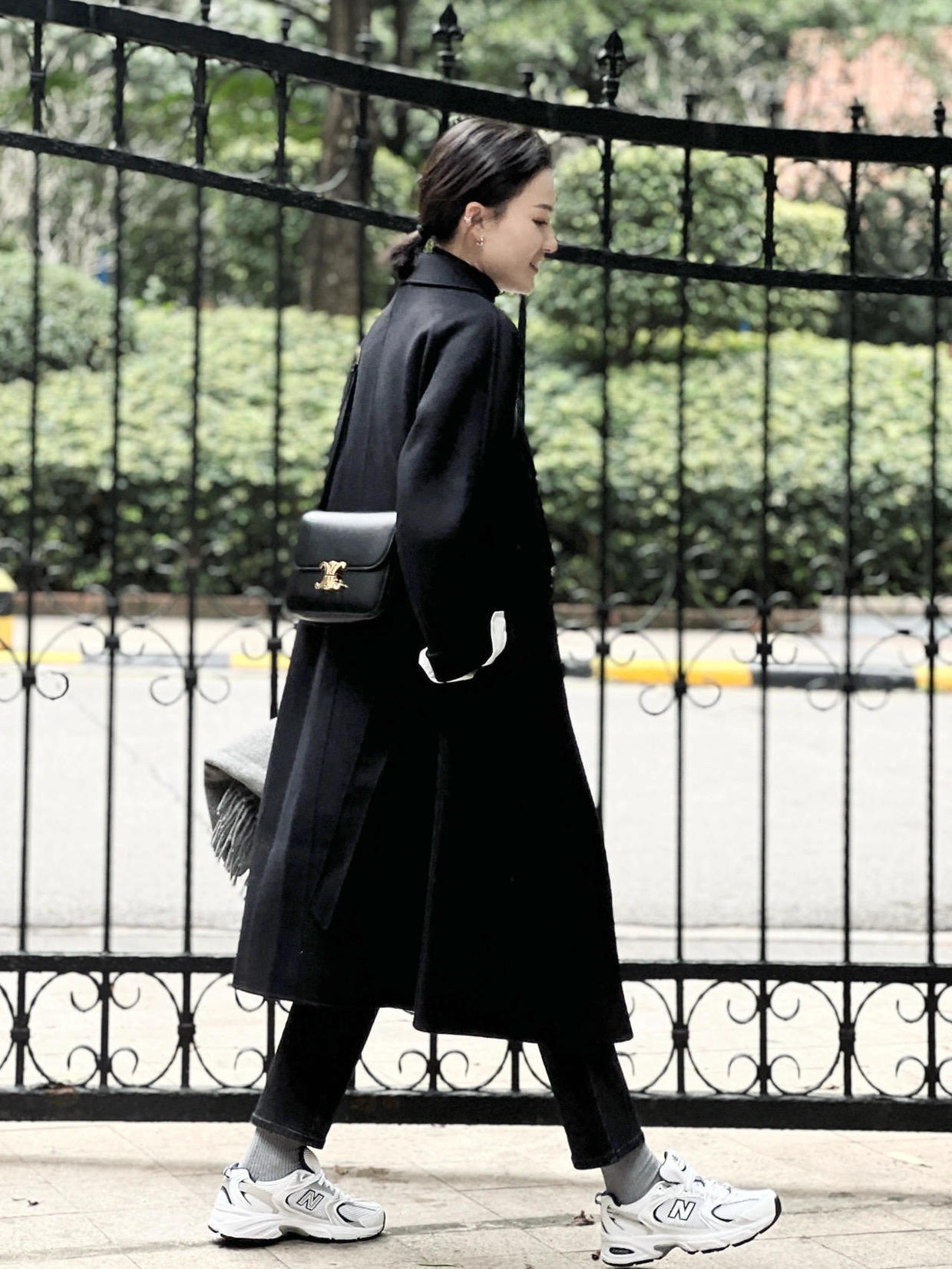 灰色调 这才是大衣的正确打开方式,chic优雅又高级,潮人必备