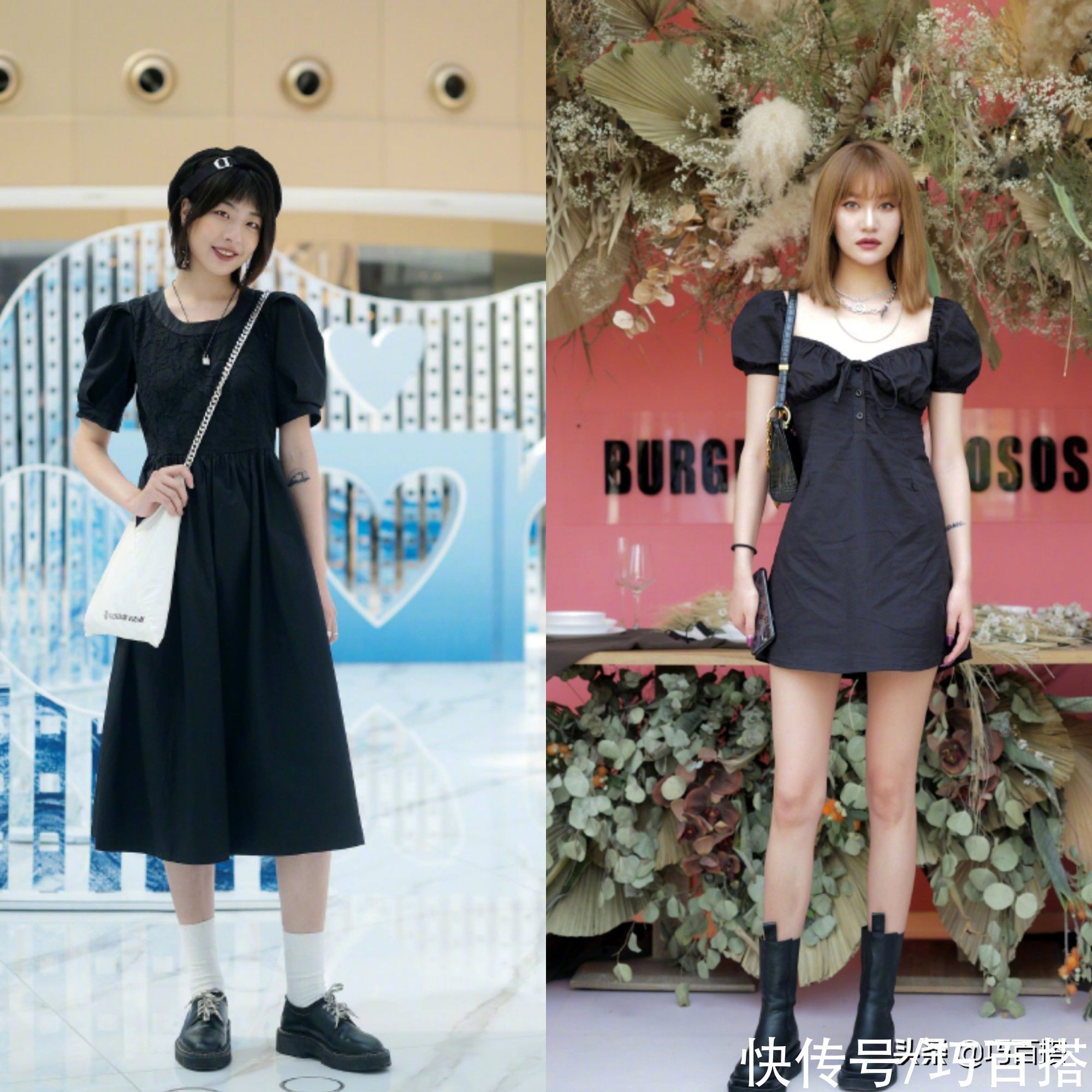 连衣裙|还在选择花花绿绿的连衣裙吗？别傻了姐妹们，今年流行纯黑色