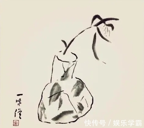 写意花鸟画!有禅意的中国画|一味僧写意花鸟画