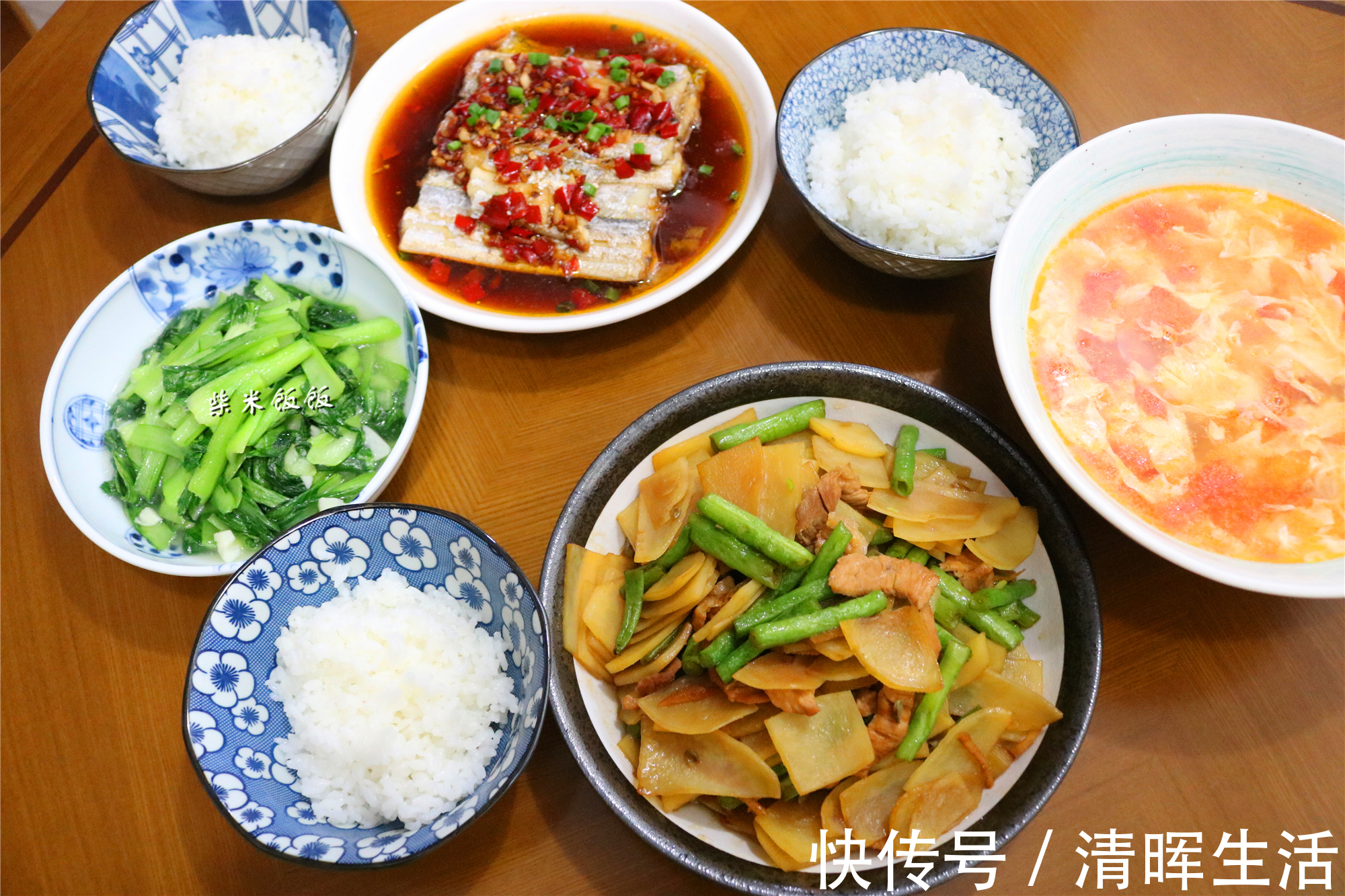 好吃|晒晒一家3口的日常晚餐，3菜1汤，都是家常味，好做好吃