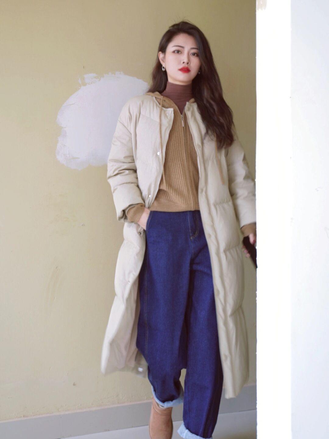 造型 兼顾风度和温度的羽绒服穿搭示范,时髦又显瘦,每一套都能照穿