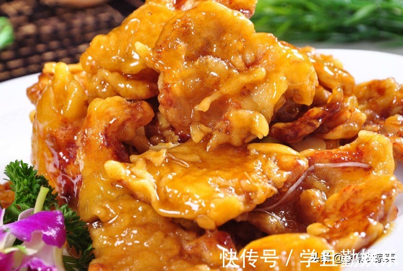 外焦里嫩酸甜适口锅包肉,好看又好吃,正宗的东北传统做法