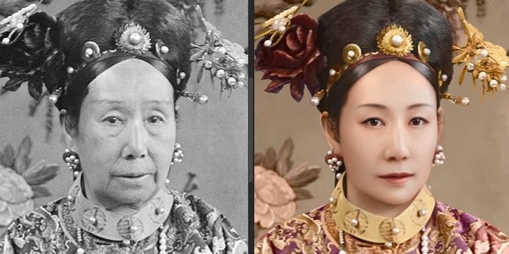 绝版|晚清绝版后妃照,瑾妃敦厚,珍妃冷艳,末代皇后高贵无比