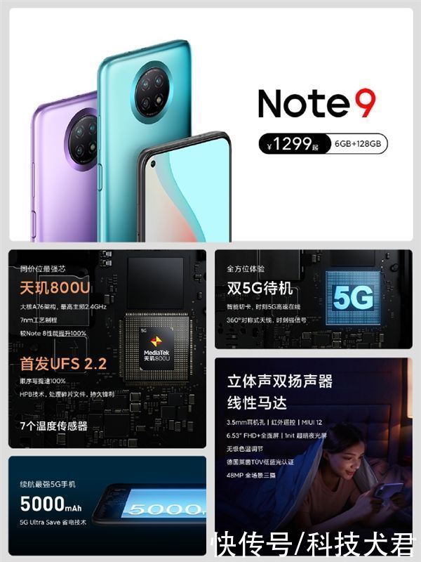 可选|千元预算如何买5G手机？七款可选，Redmi Note9真香