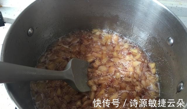 冰糖|水蜜桃好吃又便宜,做成水蜜桃果酱,酸酸甜甜的好喜欢!