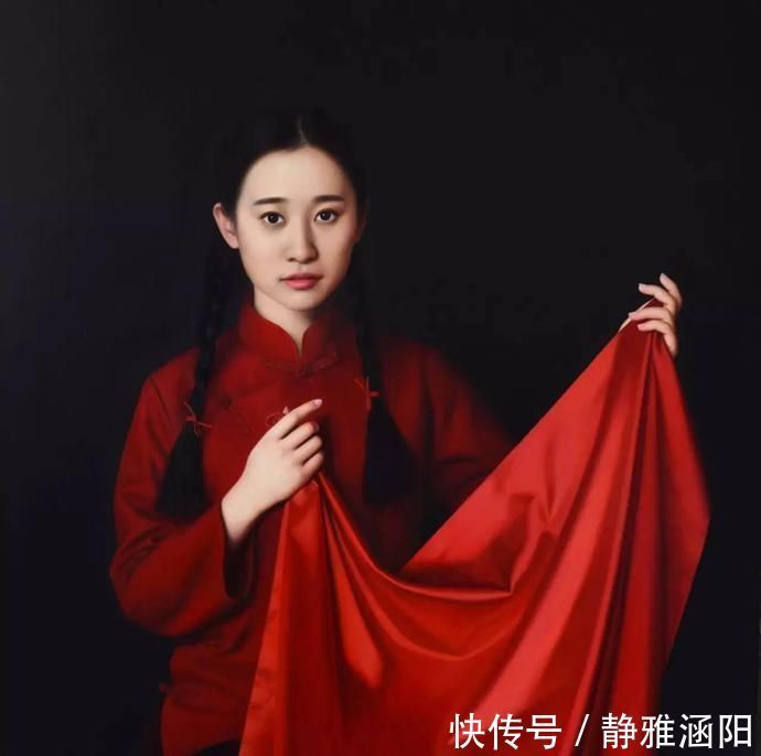 人体!油画协会主席杨飞云弟子岳小清人体油画中的青春期女孩