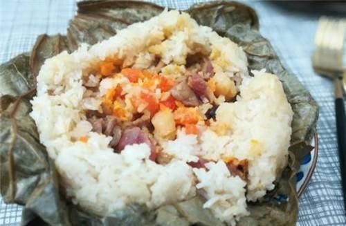 想吃糯米鸡不用买,在家做真材实料,一口气能吃2个,比茶市好吃