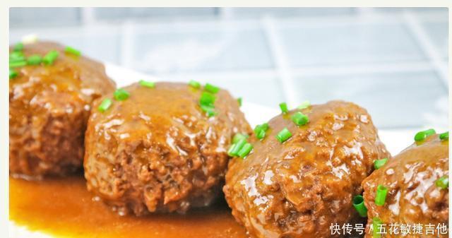 狮子头|大厨教你做红烧狮子头,肉质鲜嫩不腻,你学会了吗