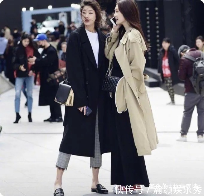 韩国女生特时髦!“秋季街拍”简约时尚,照着穿秒变女神