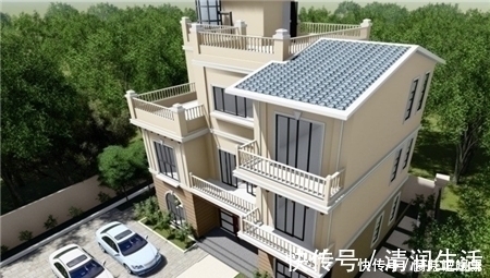 露台|推荐5款三层别墅设计图纸,最适合农村建的房子