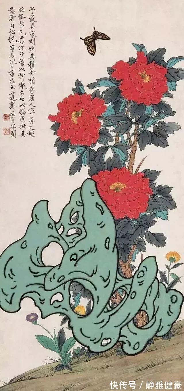 牡丹|两大高手画牡丹，一个工笔称雄，一个写意夺冠！