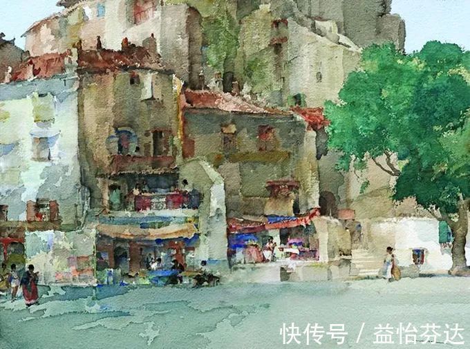 水彩!他是最会画人体画作的 世界顶尖级水彩大师