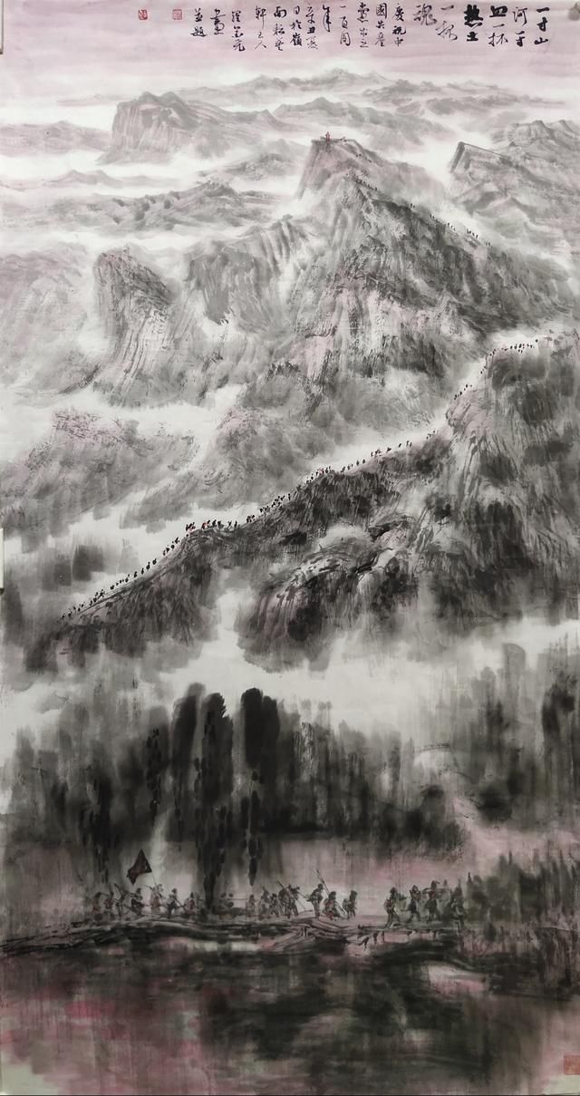 罗金尧|“学艺先学毅”,他执教佛山22年,苦攻国画得山水造化|feng味佛山