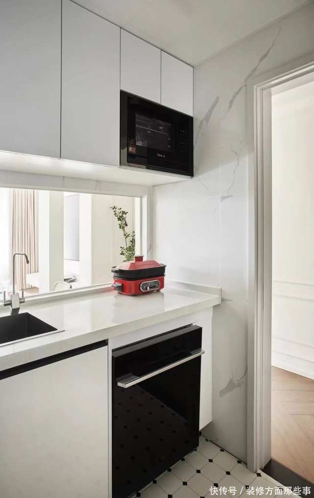 拱形|65㎡奶油色+拱形门搞定轻法式风,原来小户型也可以这么仙!