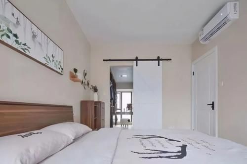 原木色|85㎡小窝通风中晒照,三室两阳台加衣帽间大利用,14万花的值