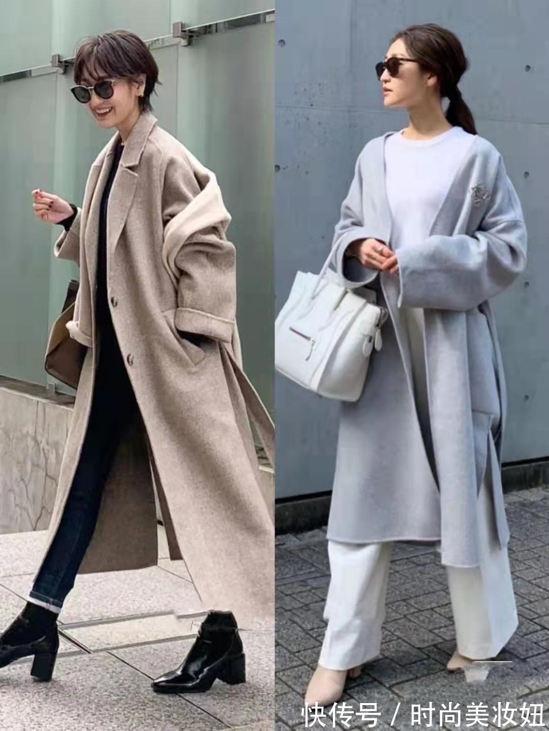 出镜率|40岁女人穿大衣要“高级”,学日本博主18套搭配,优雅又显气质