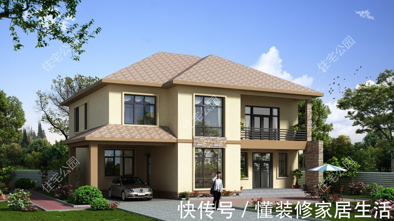 预算|10套高颜值二层别墅,附带详细的平面方案,你更喜欢哪一套?