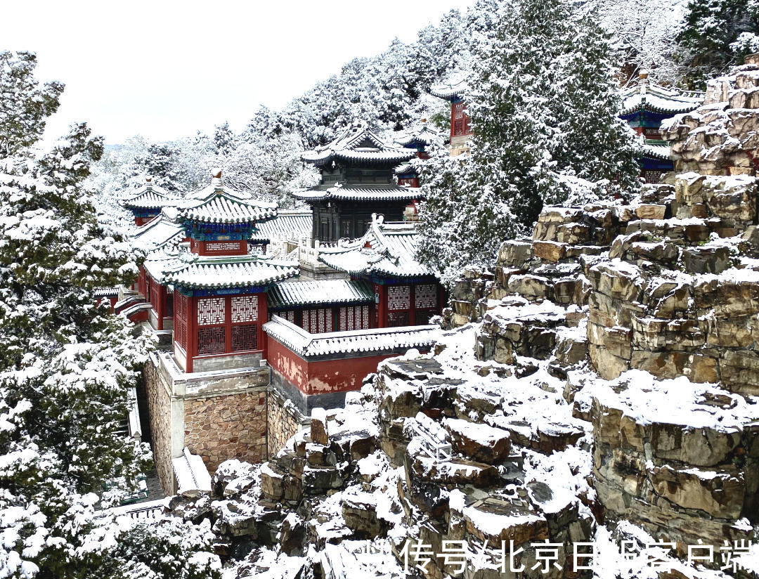 美景|立冬恰逢初雪，北京号带您“云”赏雪后美景