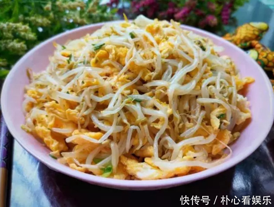 豆芽炒鸡蛋|天然“燃脂菜”找到了,1块钱一斤,燃烧脂肪,解油腻,越吃越瘦