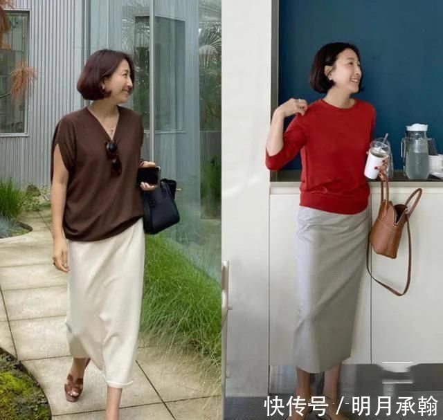 裙装|这位韩国“大妈”不简单,穿衣日常不复杂,50岁穿出30岁感觉