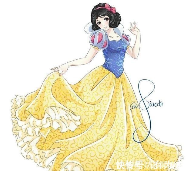 茉莉公主|迪士尼公主当欧美风变成日漫风,白雪公主变漂亮了,茉莉变白了