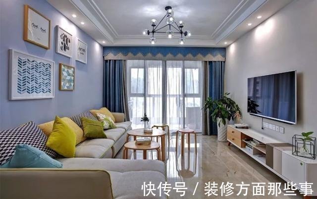 填缝|97平现代二居室，一进门就被朋友家的客厅给迷住了，好漂亮