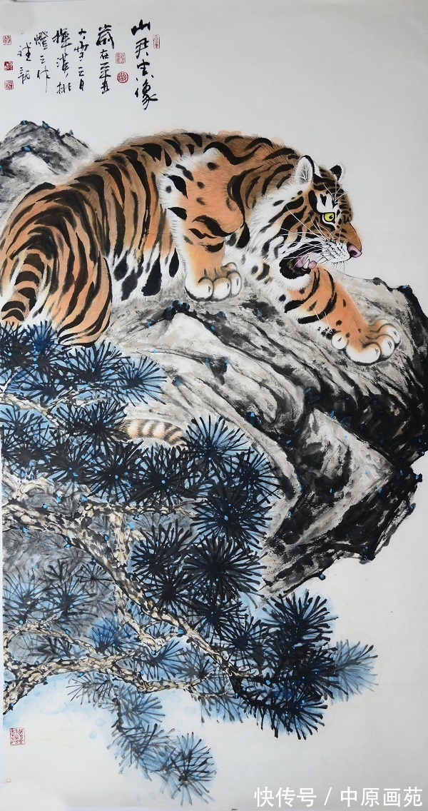 中国书画报@禅福迎春-东北画虎名家葛艳斌2022年迎春虎画展