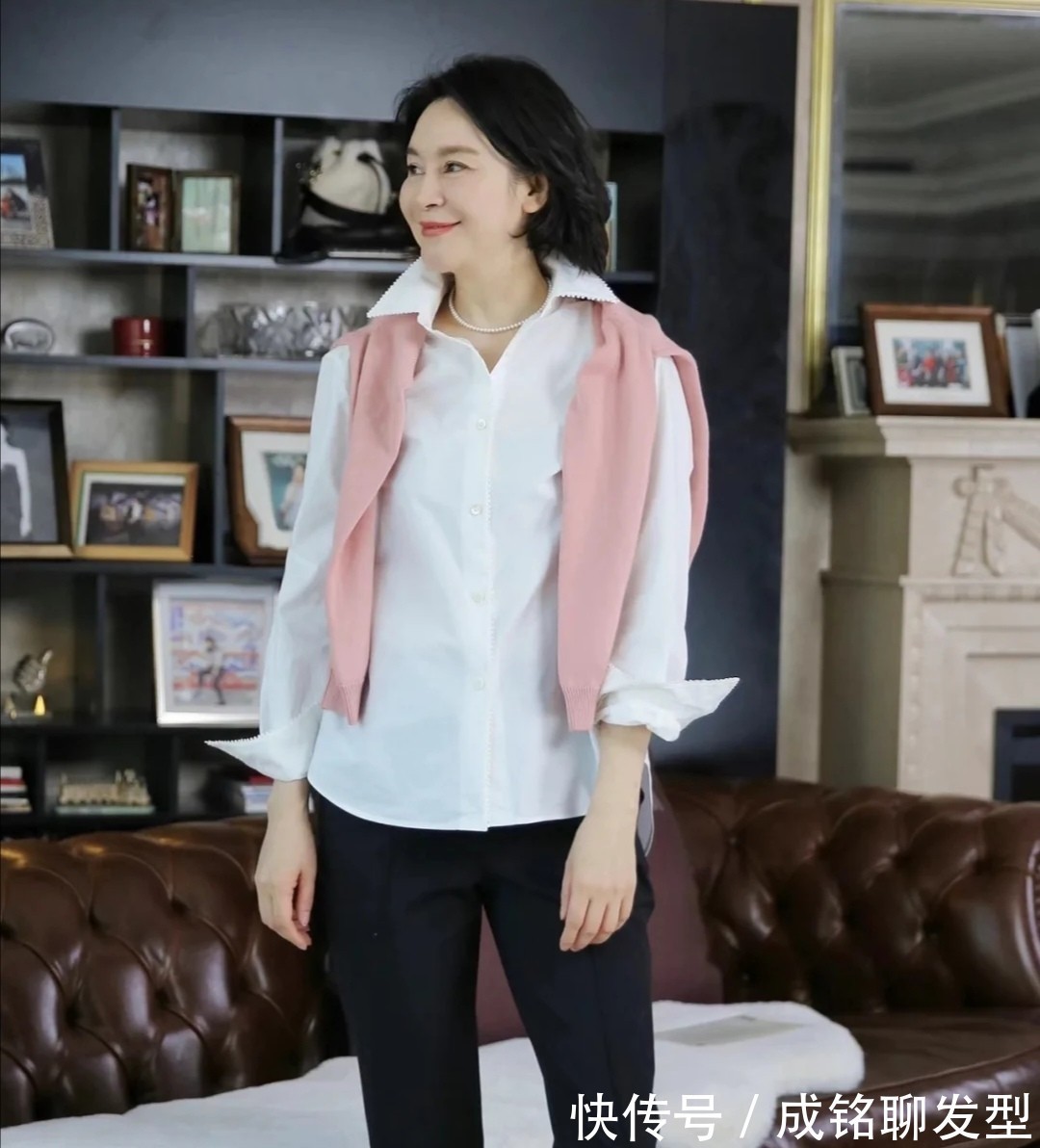 裤装 她才是50岁+妈妈们的穿衣榜样!自然真实不扮嫩,得体大方有气质