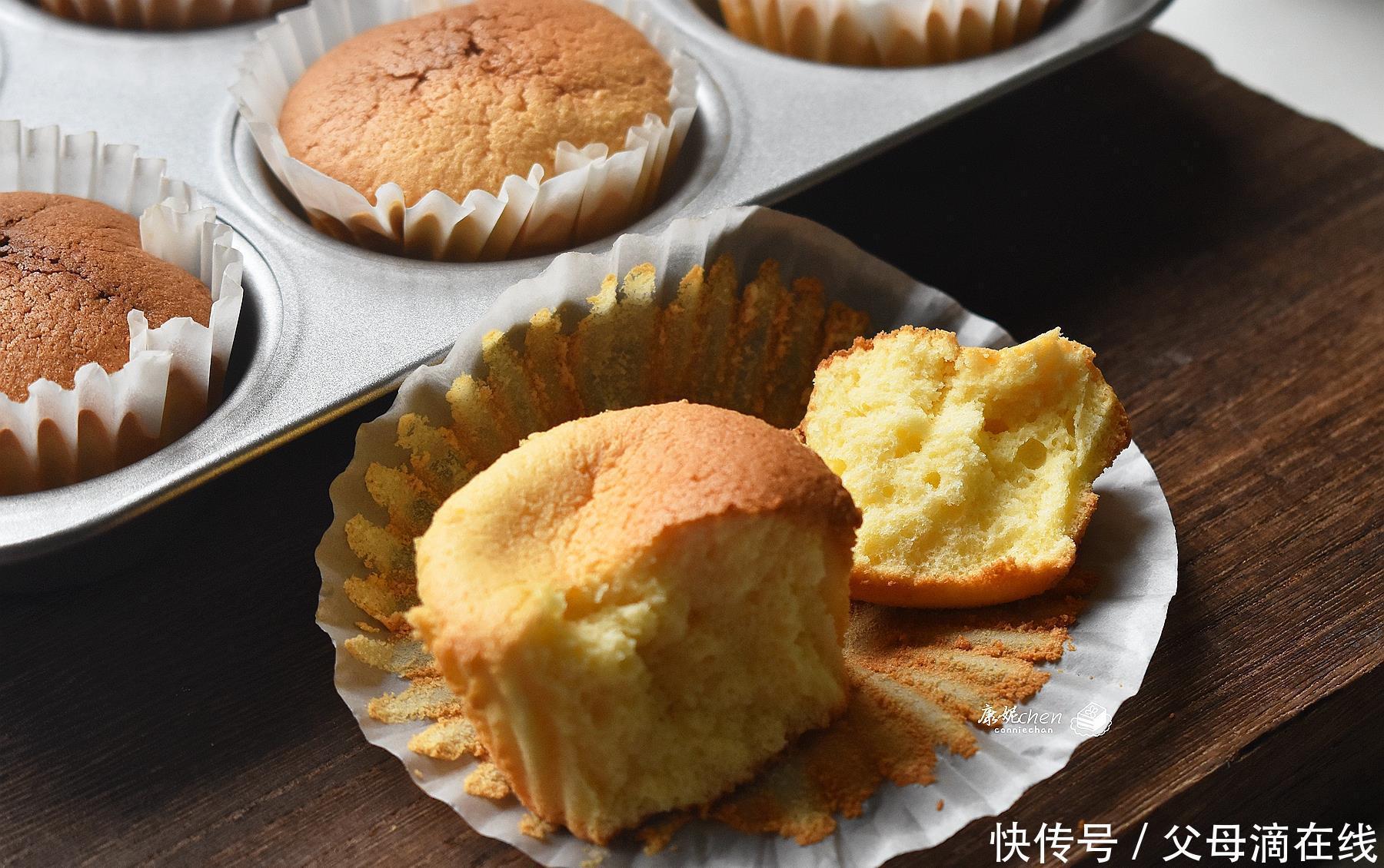 详细|大人孩子都爱吃这小蛋糕,香甜细腻柔软,食材常见,分享详细做法