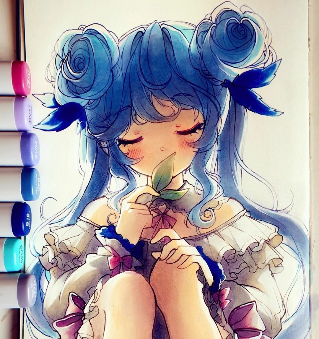 素材|马克笔动漫人物素材资料库,总有一张心仪的!