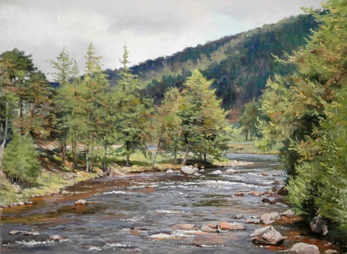 Peter#英国Peter Barker油画风景(二)