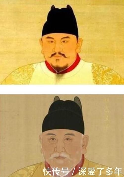 真实|5幅广为流传的朱元璋画像清朝故意丑化,图5才是他真实长相