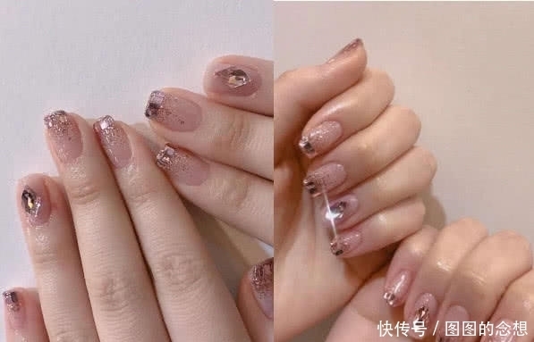 最近“发光”美甲火了,图一银白有气质,图四美的让人心动!