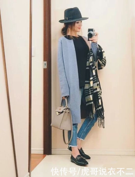 这位|大衣穿搭优雅精致最重要，这位日本博主真会穿，每一套都堪称模板