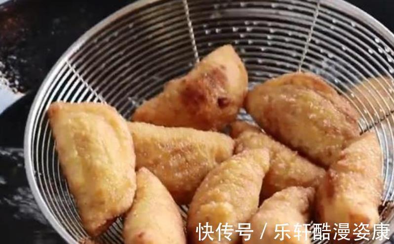 油糕|炸油糕不再也不用在外面买,在家就能做,外酥里糯,很香甜