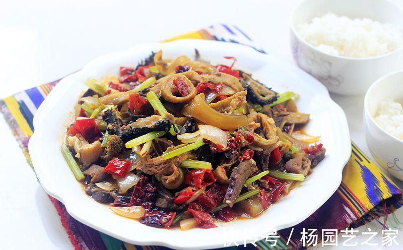 下饭又下酒的爆炒牛杂，新手都能做出来，收藏好，国庆节给家人做