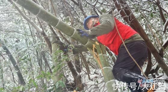 梅岭景区|踏雪破冰 只为洪城千家万户过好平安年