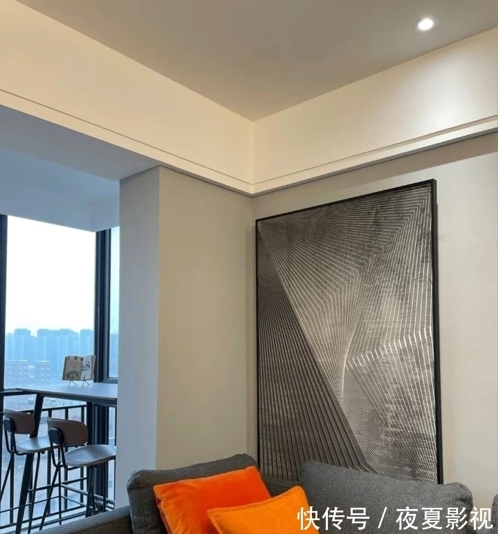 新家|年轻小夫妻83㎡新家,典型的一体化设计,越简单,越舒适